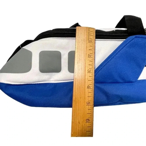 Razzle Airplane Child Lunch Bag Strap Wings Blue White  Super Fun - Picture 9 of 9